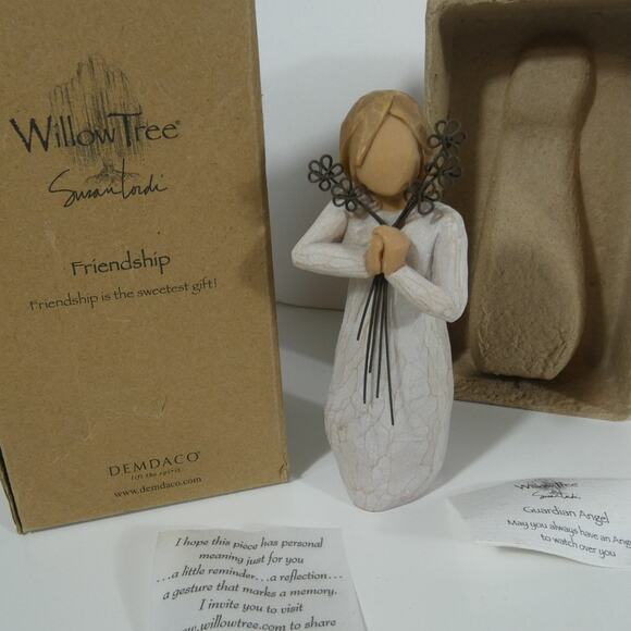 Willow Tree Friendship Figurine With Box Gift Collectible - Picture 2 of 3